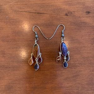 Amber Dangle Earrings